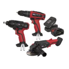 Sealey SV20 Series – 3 Tool Cordless Combo Kit Cordless Workplace Stuff UK Sealey SV20 Series – 3 Tool Cordless Combo Kit Cordless Workplace Stuff UK
