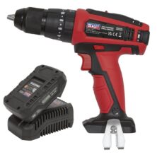 Sealey Hammer Drill/Driver Kit Ø13mm 20V 2Ah Lithium-ion 20V One Battery Platform Workplace Stuff UK Sealey Hammer Drill/Driver Kit Ø13mm 20V 2Ah Lithium-ion 20V One Battery Platform Workplace Stuff UK