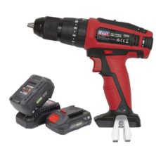 Sealey Hammer Drill/Driver Kit Ø13mm 20V – 2 Batteries 20V One Battery Platform Workplace Stuff UK Sealey Hammer Drill/Driver Kit Ø13mm 20V – 2 Batteries 20V One Battery Platform Workplace Stuff UK