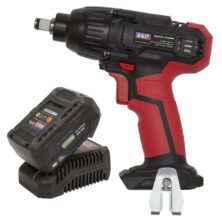 Sealey Impact Wrench Kit 1/2″Sq Drive 230Nm 20V 4Ah 20V One Battery Platform Workplace Stuff UK Sealey Impact Wrench Kit 1/2″Sq Drive 230Nm 20V 4Ah 20V One Battery Platform Workplace Stuff UK