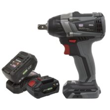 Sealey Brushless Impact Wrench Kit 1/2″Sq Drive 20V 300Nm – 2 Batteries 20V One Battery Platform Workplace Stuff UK Sealey Brushless Impact Wrench Kit 1/2″Sq Drive 20V 300Nm – 2 Batteries 20V One Battery Platform Workplace Stuff UK