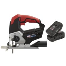 Sealey Cordless Jigsaw Kit 20V 2Ah 20V One Battery Platform Workplace Stuff UK Sealey Cordless Jigsaw Kit 20V 2Ah 20V One Battery Platform Workplace Stuff UK