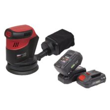 Sealey Cordless Orbital Palm Sander Kit Ø125mm 20V – 2 Batteries 20V One Battery Platform Workplace Stuff UK Sealey Cordless Orbital Palm Sander Kit Ø125mm 20V – 2 Batteries 20V One Battery Platform Workplace Stuff UK