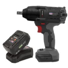 Sealey Brushless Impact Wrench Kit 1/2″Sq Drive 20V 4Ah 700Nm 20V One Battery Platform Workplace Stuff UK Sealey Brushless Impact Wrench Kit 1/2″Sq Drive 20V 4Ah 700Nm 20V One Battery Platform Workplace Stuff UK
