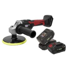 Sealey Cordless Rotary Polisher Kit 20V Ø150mm – 2 Batteries 20V One Battery Platform Workplace Stuff UK Sealey Cordless Rotary Polisher Kit 20V Ø150mm – 2 Batteries 20V One Battery Platform Workplace Stuff UK