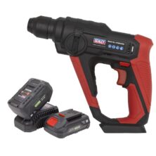 Sealey Cordless Rotary Hammer Drill Kit 20V SDS Plus – 2 Batteries 20V One Battery Platform Workplace Stuff UK Sealey Cordless Rotary Hammer Drill Kit 20V SDS Plus – 2 Batteries 20V One Battery Platform Workplace Stuff UK