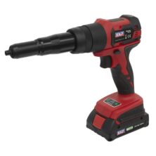 Sealey Cordless Riveter 20V 2Ah Lithium-ion Cordless Workplace Stuff UK Sealey Cordless Riveter 20V 2Ah Lithium-ion Cordless Workplace Stuff UK