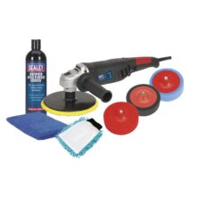 Sealey Ø180mm Pro Electric Polisher Kit 1100W/230V Tool Kits Workplace Stuff UK Sealey Ø180mm Pro Electric Polisher Kit 1100W/230V Tool Kits Workplace Stuff UK