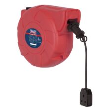 Sealey Cable Reel System Retractable 25m 1 x 230V Socket 25-29m Workplace Stuff UK Sealey Cable Reel System Retractable 25m 1 x 230V Socket 25-29m Workplace Stuff UK