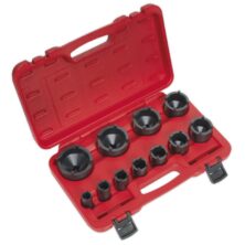 Sealey Ball Joint Socket Set 11pc 1/2″Sq Drive Specialised Sockets Workplace Stuff UK Sealey Ball Joint Socket Set 11pc 1/2″Sq Drive Specialised Sockets Workplace Stuff UK