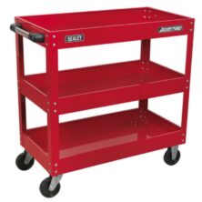Sealey Workshop Trolley 3-Level Heavy-Duty Tool Trolleys Workplace Stuff UK Sealey Workshop Trolley 3-Level Heavy-Duty Tool Trolleys Workplace Stuff UK