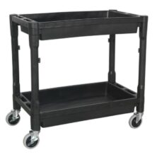 Sealey Trolley 2-Level Composite Heavy-Duty Tool Trolleys Workplace Stuff UK Sealey Trolley 2-Level Composite Heavy-Duty Tool Trolleys Workplace Stuff UK