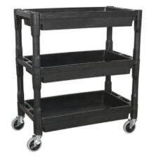 Sealey Trolley 3-Level Composite Heavy-Duty Tool Trolleys Workplace Stuff UK Sealey Trolley 3-Level Composite Heavy-Duty Tool Trolleys Workplace Stuff UK