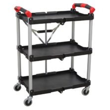 Sealey Folding Workshop Trolley 3-Level Tool Trolleys Workplace Stuff UK Sealey Folding Workshop Trolley 3-Level Tool Trolleys Workplace Stuff UK