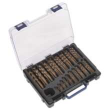 Sealey HSS Cobalt Fully Ground Drill Bit Assortment 170pc Ø1-10mm Sets - Fully Ground Cobalt Workplace Stuff UK Sealey HSS Cobalt Fully Ground Drill Bit Assortment 170pc Ø1-10mm Sets - Fully Ground Cobalt Workplace Stuff UK