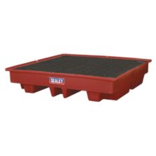 Sealey Barrel Bund Polyethylene 1280 x 1280 x 275mm Barrel Bunds Workplace Stuff UK Sealey Barrel Bund Polyethylene 1280 x 1280 x 275mm Barrel Bunds Workplace Stuff UK