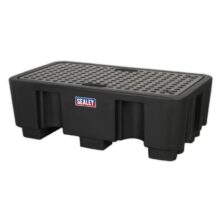 Sealey Barrel Bund Polyethylene 1300 x 750 x 440mm 2 Drum Barrel Bunds Workplace Stuff UK Sealey Barrel Bund Polyethylene 1300 x 750 x 440mm 2 Drum Barrel Bunds Workplace Stuff UK