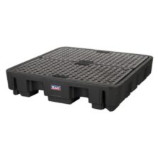 Sealey Barrel Bund Polyethylene 1380 x 1290 x 280mm 4 Drum Barrel Bunds Workplace Stuff UK Sealey Barrel Bund Polyethylene 1380 x 1290 x 280mm 4 Drum Barrel Bunds Workplace Stuff UK