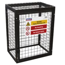Sealey Safety Cage – 2 x 19kg Gas Cylinders Safety Cages Workplace Stuff UK Sealey Safety Cage – 2 x 19kg Gas Cylinders Safety Cages Workplace Stuff UK