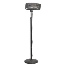 Sealey Infrared Quartz Patio Heater 2000W/230V with Telescopic Floor Stand Electric Workplace Stuff UK Sealey Infrared Quartz Patio Heater 2000W/230V with Telescopic Floor Stand Electric Workplace Stuff UK
