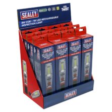 Sealey Rechargeable Inspection Light 8W LED – Display Box of 12 Cordless Workplace Stuff UK Sealey Rechargeable Inspection Light 8W LED – Display Box of 12 Cordless Workplace Stuff UK