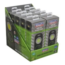 Sealey Rechargeable Torch with Wireless Speaker 10W COB LED – Display Box of 10 LED Workplace Stuff UK Sealey Rechargeable Torch with Wireless Speaker 10W COB LED – Display Box of 10 LED Workplace Stuff UK