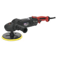 Sealey Sander/Polisher Ø180mm Variable Speed 1400W/230V Angle - 230V Workplace Stuff UK Sealey Sander/Polisher Ø180mm Variable Speed 1400W/230V Angle - 230V Workplace Stuff UK