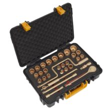 Sealey Socket Set 31pc 1/2″Sq Drive – Non-Sparking Socket Sets Workplace Stuff UK Sealey Socket Set 31pc 1/2″Sq Drive – Non-Sparking Socket Sets Workplace Stuff UK