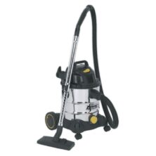 Sealey Vacuum Cleaner Industrial Wet & Dry 20L 1250W/110V Stainless Drum 20-29ltr Drum Workplace Stuff UK Sealey Vacuum Cleaner Industrial Wet & Dry 20L 1250W/110V Stainless Drum 20-29ltr Drum Workplace Stuff UK