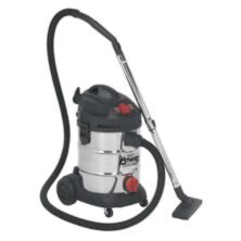 Sealey Vacuum Cleaner Industrial 30L 1400W/230V Stainless Drum Auto Start 30-49ltr Drum Workplace Stuff UK Sealey Vacuum Cleaner Industrial 30L 1400W/230V Stainless Drum Auto Start 30-49ltr Drum Workplace Stuff UK