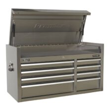 Sealey Topchest 8 Drawer 1055mm Stainless Steel Heavy-Duty Premier Workplace Stuff UK Sealey Topchest 8 Drawer 1055mm Stainless Steel Heavy-Duty Premier Workplace Stuff UK