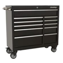 Sealey Rollcab 11 Drawer 1055mm Heavy-Duty Black Premier Workplace Stuff UK Sealey Rollcab 11 Drawer 1055mm Heavy-Duty Black Premier Workplace Stuff UK