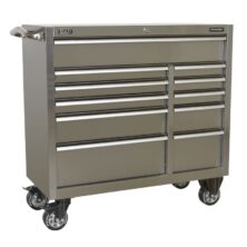 Sealey Rollcab 11 Drawer 1055mm Stainless Steel Heavy-Duty Premier Workplace Stuff UK Sealey Rollcab 11 Drawer 1055mm Stainless Steel Heavy-Duty Premier Workplace Stuff UK