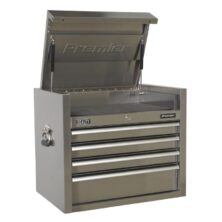 Sealey Topchest 4 Drawer 675mm Stainless Steel Heavy-Duty Premier Workplace Stuff UK Sealey Topchest 4 Drawer 675mm Stainless Steel Heavy-Duty Premier Workplace Stuff UK