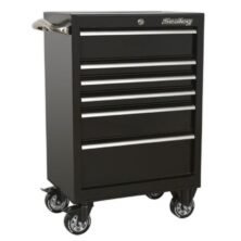 Sealey Rollcab 6 Drawer 675mm Heavy-Duty Black Premier Workplace Stuff UK Sealey Rollcab 6 Drawer 675mm Heavy-Duty Black Premier Workplace Stuff UK
