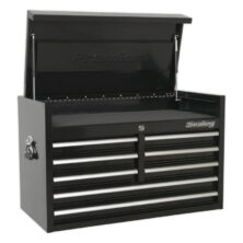 Sealey Topchest 8 Drawer 915mm Heavy-Duty Black Premier Workplace Stuff UK Sealey Topchest 8 Drawer 915mm Heavy-Duty Black Premier Workplace Stuff UK