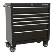 Sealey Rollcab 6 Drawer 930mm Heavy-Duty Black Premier Workplace Stuff UK Sealey Rollcab 6 Drawer 930mm Heavy-Duty Black Premier Workplace Stuff UK