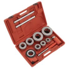 Sealey Pipe Threading set 7pc 3/8″- 2″BSPT Threading Workplace Stuff UK Sealey Pipe Threading set 7pc 3/8″- 2″BSPT Threading Workplace Stuff UK