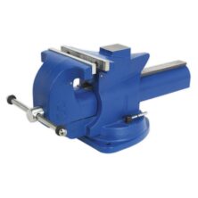 Sealey Vice 200mm Quick Action Swivel Base Cast Iron Bench Workplace Stuff UK Sealey Vice 200mm Quick Action Swivel Base Cast Iron Bench Workplace Stuff UK