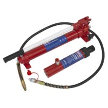 Sealey Push Ram with Pump & Hose Assembly – 10tonne Hydraulic Body Push Rams Workplace Stuff UK Sealey Push Ram with Pump & Hose Assembly – 10tonne Hydraulic Body Push Rams Workplace Stuff UK