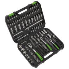 Sealey Socket Set 171pc 1/4″, 3/8″ & 1/2″Sq Drive WallDrive® Metric Socket Sets Workplace Stuff UK Sealey Socket Set 171pc 1/4″, 3/8″ & 1/2″Sq Drive WallDrive® Metric Socket Sets Workplace Stuff UK