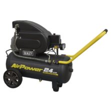 Sealey Air Compressor 24L Direct Drive 2hp 110V Oiled Workplace Stuff UK Sealey Air Compressor 24L Direct Drive 2hp 110V Oiled Workplace Stuff UK