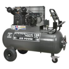 Sealey Air Compressor 150L Belt Drive 3hp with Front Control Panel 230V-1ph Workplace Stuff UK Sealey Air Compressor 150L Belt Drive 3hp with Front Control Panel 230V-1ph Workplace Stuff UK