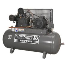 Sealey Air Compressor 270L Belt Drive 7.5hp 3ph 415V-3ph Workplace Stuff UK Sealey Air Compressor 270L Belt Drive 7.5hp 3ph 415V-3ph Workplace Stuff UK