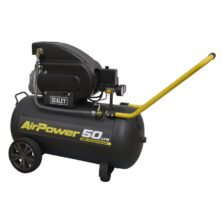 Sealey Air Compressor 50L Direct Drive 2hp 110V Oiled Workplace Stuff UK Sealey Air Compressor 50L Direct Drive 2hp 110V Oiled Workplace Stuff UK