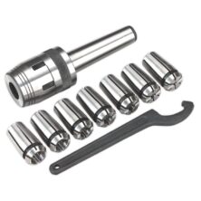 Sealey Mill Chuck Set MT3-M12 Ø4-16mm Accessories Workplace Stuff UK Sealey Mill Chuck Set MT3-M12 Ø4-16mm Accessories Workplace Stuff UK