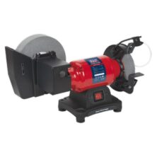 Sealey Bench Grinder Wet & Dry Ø200/150mm 250W/230V Grinders Workplace Stuff UK Sealey Bench Grinder Wet & Dry Ø200/150mm 250W/230V Grinders Workplace Stuff UK
