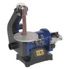 Sealey Belt/Disc Sander 25 x 762mm/Ø125mm 250W/230V Belt/Disc Workplace Stuff UK Sealey Belt/Disc Sander 25 x 762mm/Ø125mm 250W/230V Belt/Disc Workplace Stuff UK
