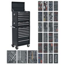 Sealey Tool Chest Combination 14 Drawer with Ball Bearing Slides – Black & 1179pc Tool Kit Superline Pro Workplace Stuff UK Sealey Tool Chest Combination 14 Drawer with Ball Bearing Slides – Black & 1179pc Tool Kit Superline Pro Workplace Stuff UK