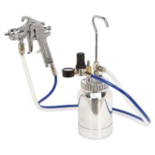 Sealey Pressure Pot System with Spray Gun & Hoses 1.8mm Set-Up Pressure Pot Spray Guns Workplace Stuff UK Sealey Pressure Pot System with Spray Gun & Hoses 1.8mm Set-Up Pressure Pot Spray Guns Workplace Stuff UK